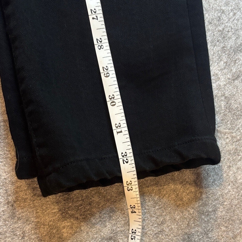 👖🖤 Hudson Black Straight Leg Jeans Size 32 👖🖤 - Picture 3 of 12
